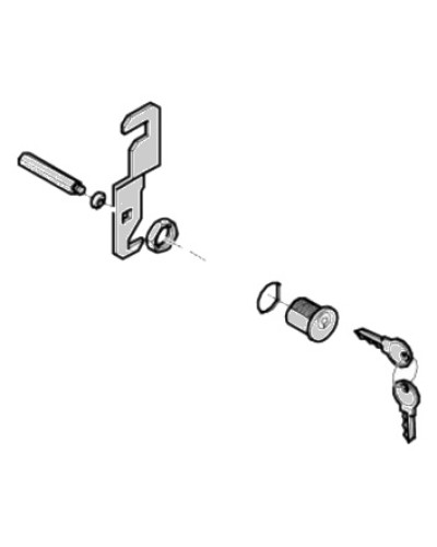 Замок дверцы G4040 G4041 Came 119RIG176 в Барнауле Запчасти для шлагбаумов и автоматики Pintop.ru