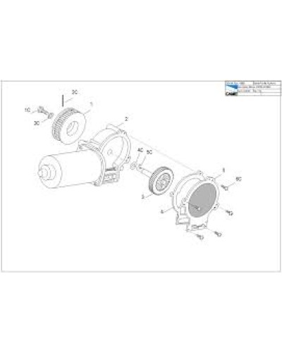 Моторедуктор RODEO Came 119RIP119 в Барнауле Запчасти для шлагбаумов и автоматики Pintop.ru