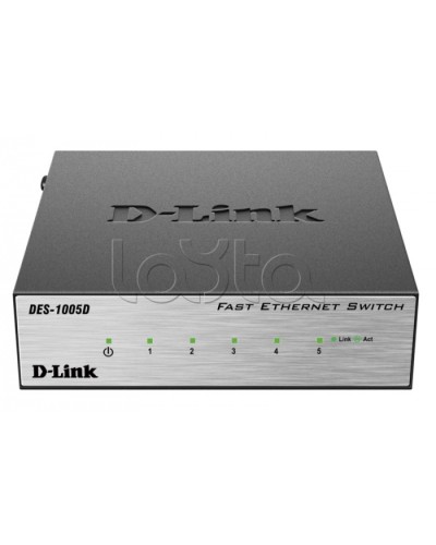 Коммутатор 5-портовый D-Link DES-1005D/O2B в Барнауле Коммутаторы Pintop.ru