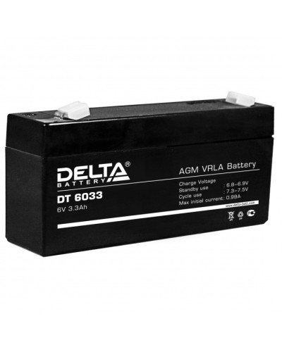 Аккумулятор свинцово-кислотный Delta DT 6033 в Барнауле Электротехническое оборудование Pintop.ru