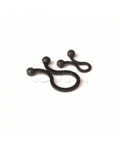 Замок, цвет - черный, д.17,8-20,3 DKC 21043116 в Барнауле Крепежные изделия Pintop.ru