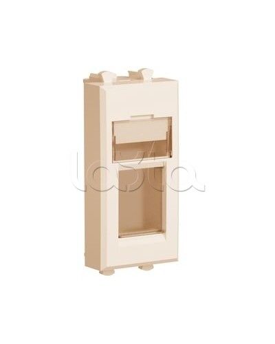 Адаптер для Keystone Ванильная дымка Avanti, 1 мод DKC 4405201 в Барнауле Аксессуары для стоек и шкафов Pintop.ru