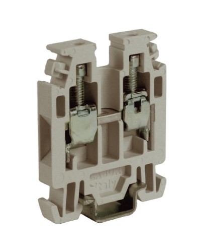 Зажим 2,5 кв.мм серый DKC ZRN500GR в Барнауле Крепежные изделия Pintop.ru