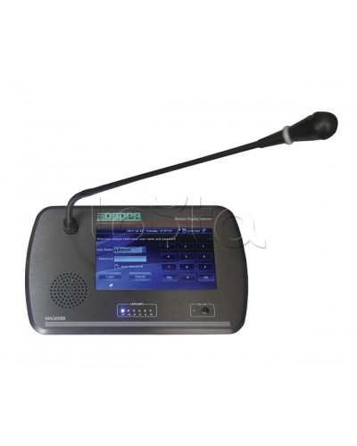 Консоль микрофонная DSPPA MAG-6588 в Барнауле Система оповещения и трансляции Dsppa Pintop.ru