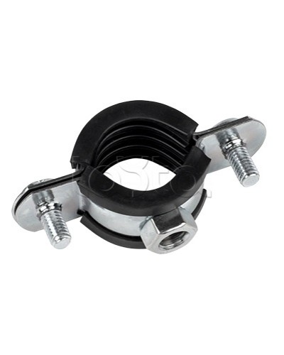 Хомут стальной 1 (32-37 мм), с уплотнителем EKF (hsu1100) в Барнауле Стяжки-хомуты Pintop.ru