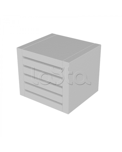 Вентиляционный блок TEHSTRONG VB 100x100x55 (EI 150) EKF (vb10055) в Барнауле Аксессуары для лотков Pintop.ru