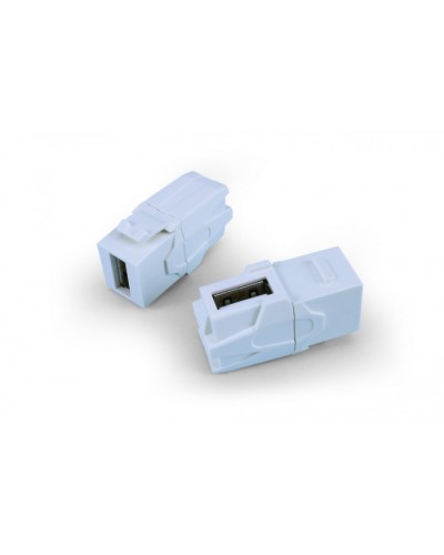 Вставка формата Keystone Jack Hyperline (KJ1-USB-VA2-WH) в Барнауле Кроссы оптические Pintop.ru
