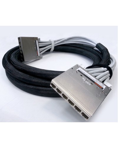 Сборка кабельная претерминированная Hyperline PPTR-CT-CSS/C6S-D-CSS/C6S-LSZH-12M-GY в Барнауле Аксессуары для стоек и шкафов Pintop.ru