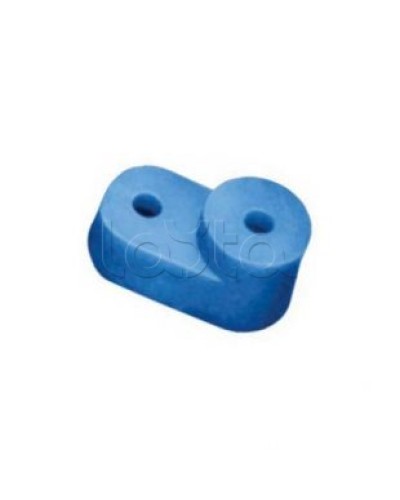 Угловой изолятор для «0» шины синий IEK YIS32 в Барнауле Клеммные колодки Pintop.ru