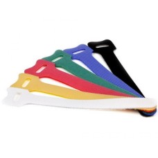 Хомут-липучка 135 мм, зеленый (20 шт.уп) LANMASTER LAN-VCM135-GN