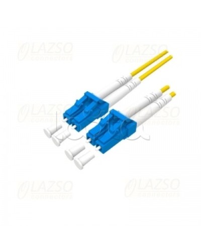 Патч-корд оптический Lazso PC-DU-LC/LC(3m) в Барнауле Патч-корды и пигтейлы Pintop.ru