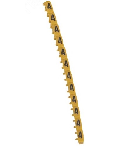 Маркер 4 0,15/0,5 ЖЛТ CAB3 Legrand 038104 в Барнауле Аксессуары для кабель-канала Pintop.ru