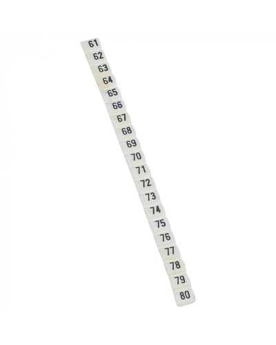 Маркер CAB3 цифры 61-80 Legrand 038153 в Барнауле Аксессуары для кабель-канала Pintop.ru