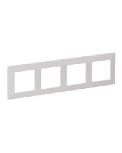 Рамка - Valena™ Life - 4 поста Legrand 754004 в Барнауле Аксессуары для кабель-канала Pintop.ru