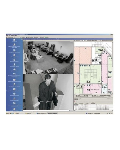 ПО Модуль Центральный пост PERCo-SM13 в Барнауле Сетевая СКУД Perco Pintop.ru