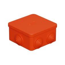 Коробка огн. E110, о/п 85х85х50мм,без галогена, 12 вых., IP55, 5P, оранж. Экопласт (43121HF)