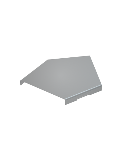 Крышка горизонтального угла 45 гр. 50 мм КМ-Профиль (KGL45-50) в Барнауле Аксессуары для лотков Pintop.ru