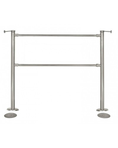 Стойка стационарная Ростов-Дон ОБ1/2-1 у (Хром) в Барнауле Ограждения Pintop.ru